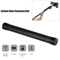 DH10 Carbon Fiber Extension Handheld Pole Stick Monopod for DJI Zhiyun Feiyu Moza Phone Gimbal Stabilizer Accessory Hand Grip