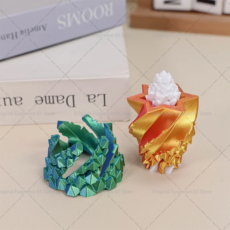 2025 New Spiral Cone Toy 3D Printed  Impossible Pyramid Stone Passthrough Sculpture Helix Rotating Vortex Thread Illusion Toy