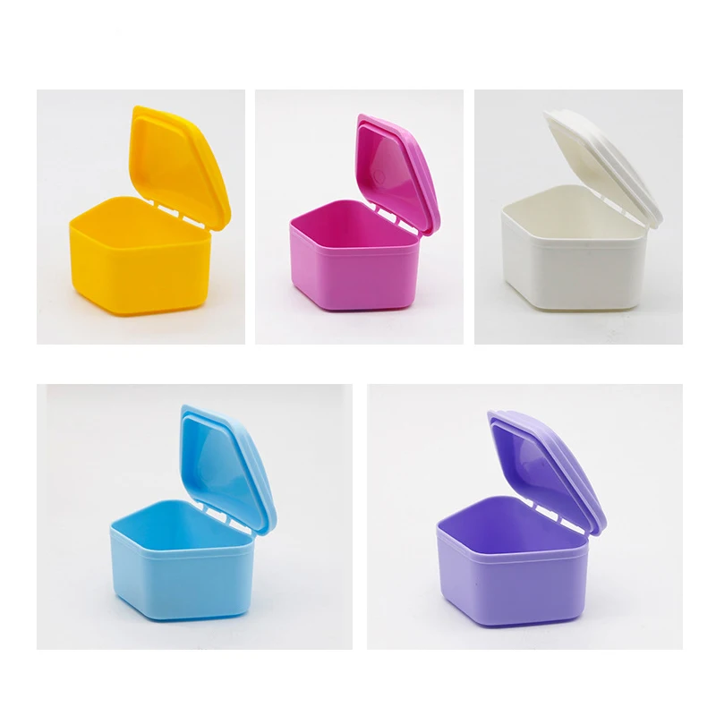 

1Pcs Tooth Retainer Tooth Box Braces Container Mouthguard Guard Denture Storage Case Clean Organizer Case