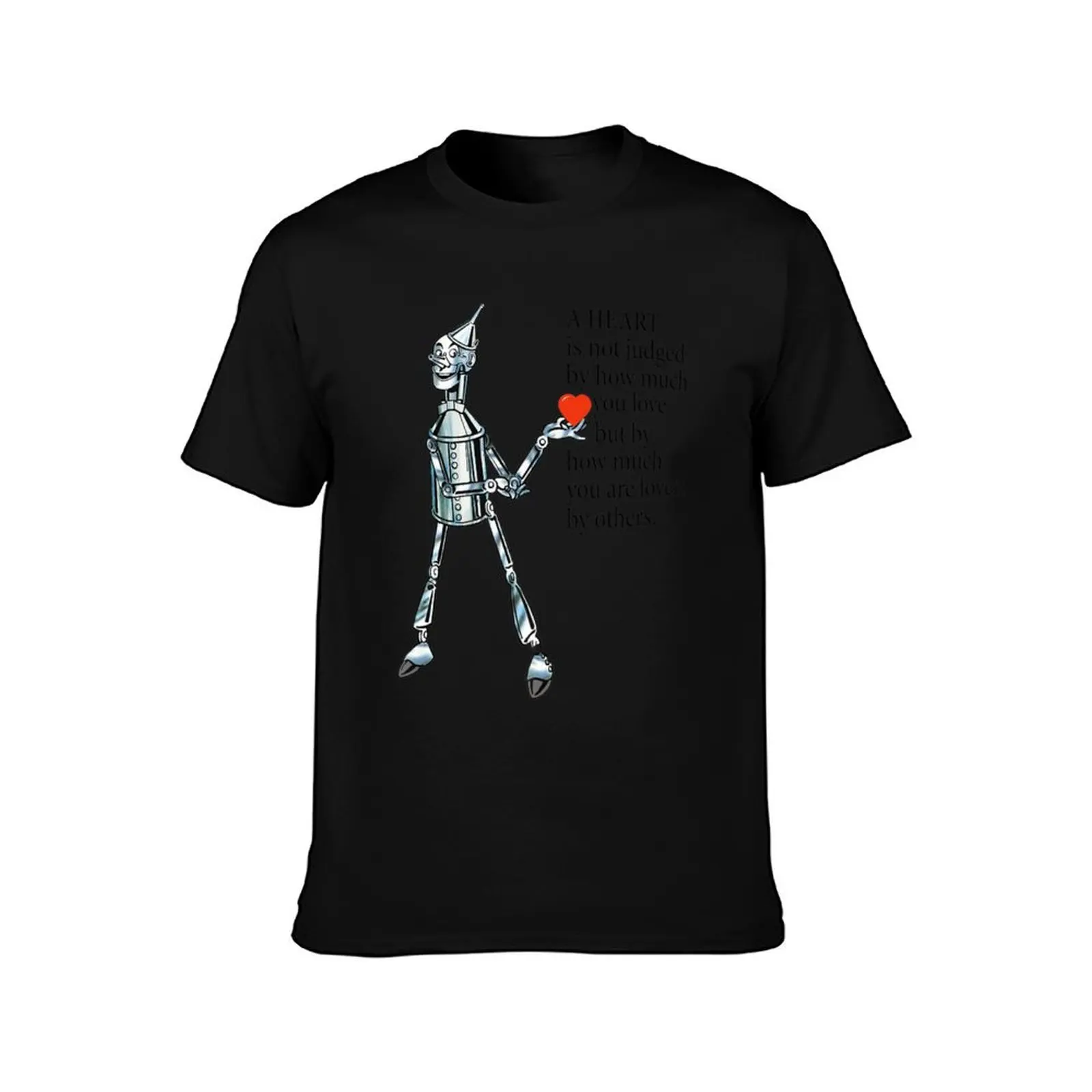 Tin Man Tin Man Heart Wisdom Cute Wizard Of Oz T-Shirt Summer Casual Cotton Tee Oversized Streetwear Tops Unisex Men Women