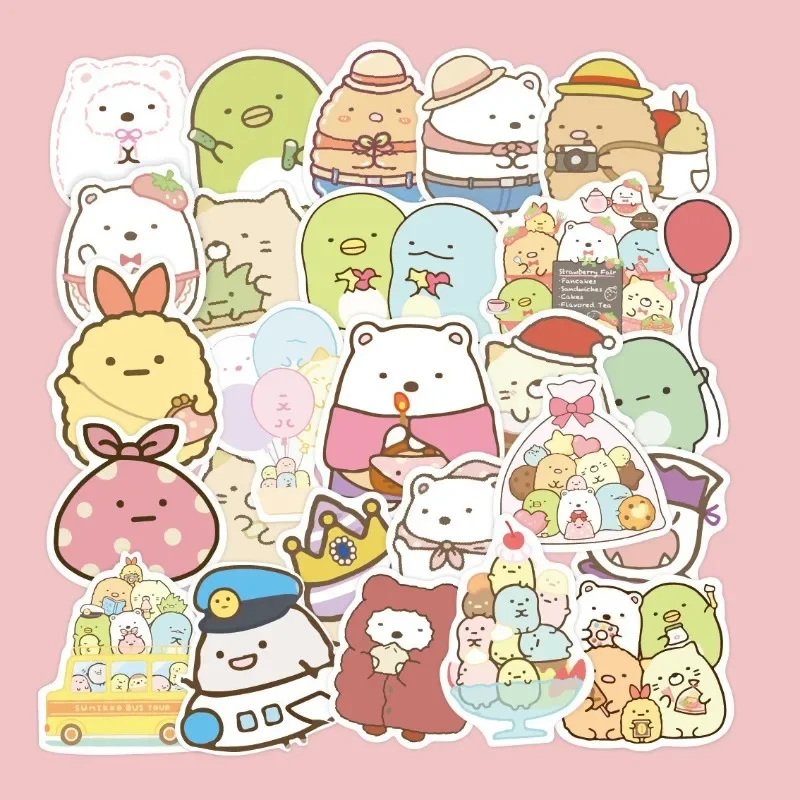 

10/30/50PCS New Cute Sumikko Gurashi Game Stickers DIY Scrapbook Diary Stationery Luggage Decorative Cartoon Sticker Kids Toys