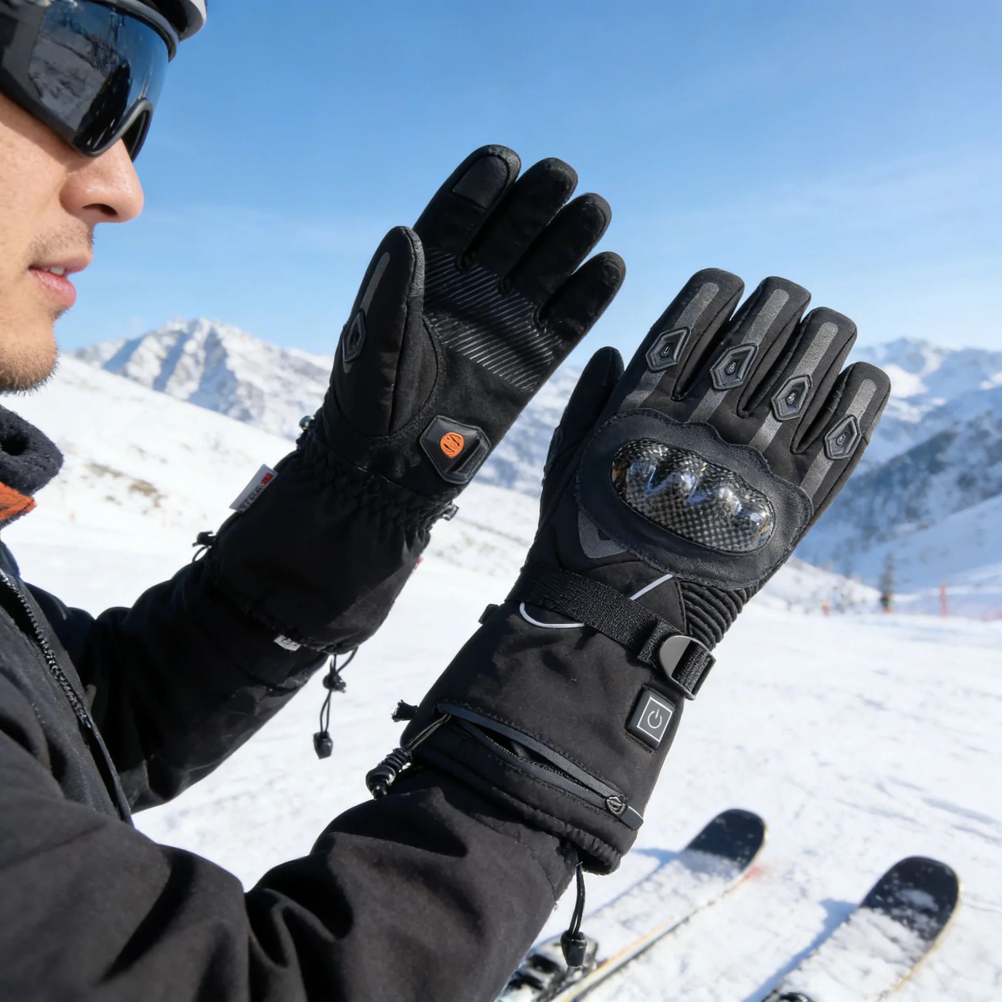 ถุงมือสกีฤดูหนาวแบบเต็มนิ้ว พร - Ski Glove Waterproof บทวิจารณ์และราคา