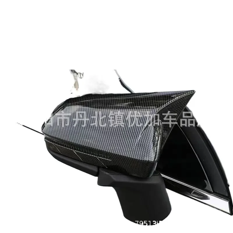 Stylish Rearview Mirror Cover Shell and Modified Horn Kit Compatible with BYD Qin Plus Destroyer e2 e3 Electric Vehicle