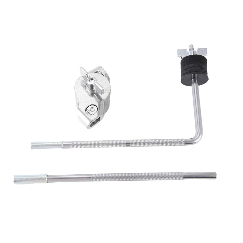 Drum Cymbal Arm Adjustable Practice Tool Handbell Cowbell Clamp Holder Cymbal Expansion Holder