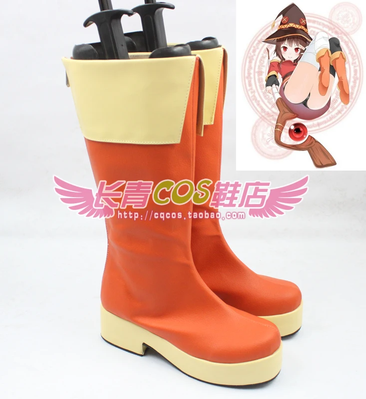 Anime God's Blessing on this Wonderful World KonoSuba Megumin Cosplay Shoes Halloween Carnival Shoes Custom Made Any Size
