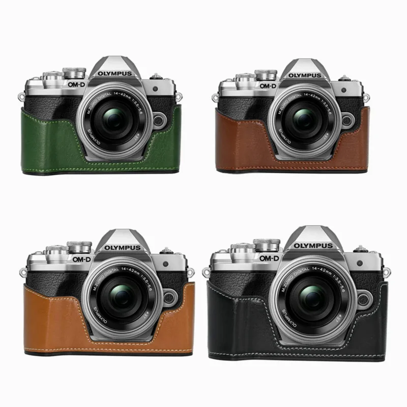 Для Olympus OM-D Mark III , OMD EM10 III Camera EM10III PU Camera Half E-M10 Body Base Skin Protector