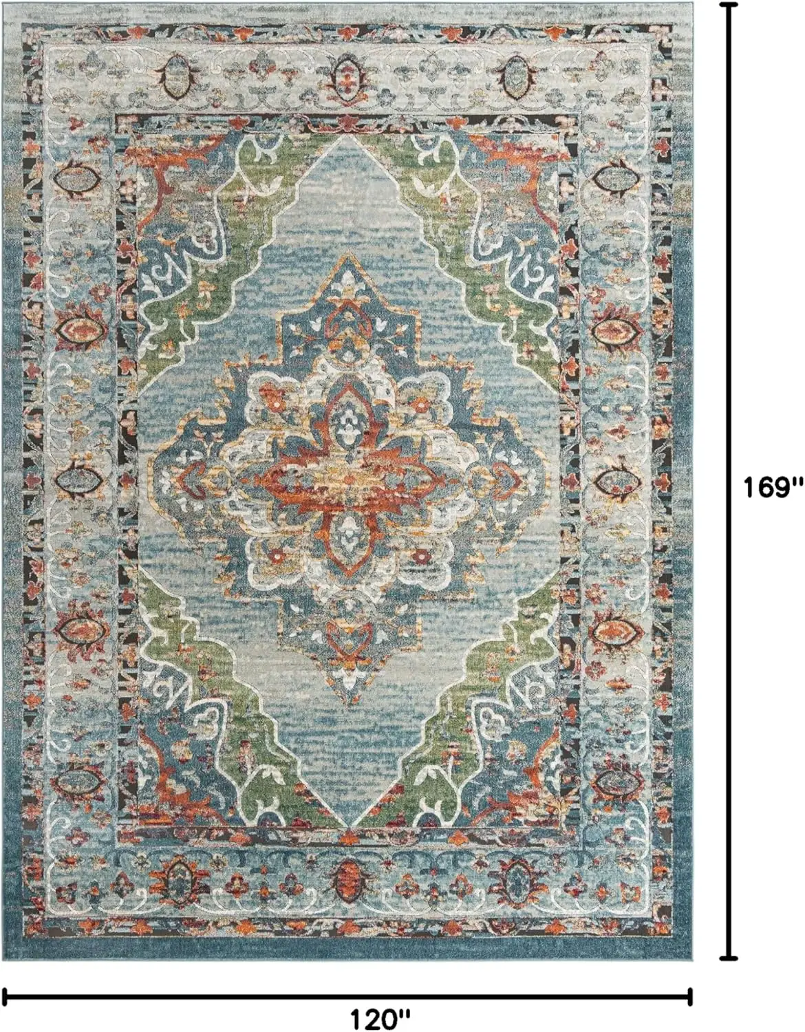 Isabella Collection Area Rug - Rossellini (10' X 14' 1