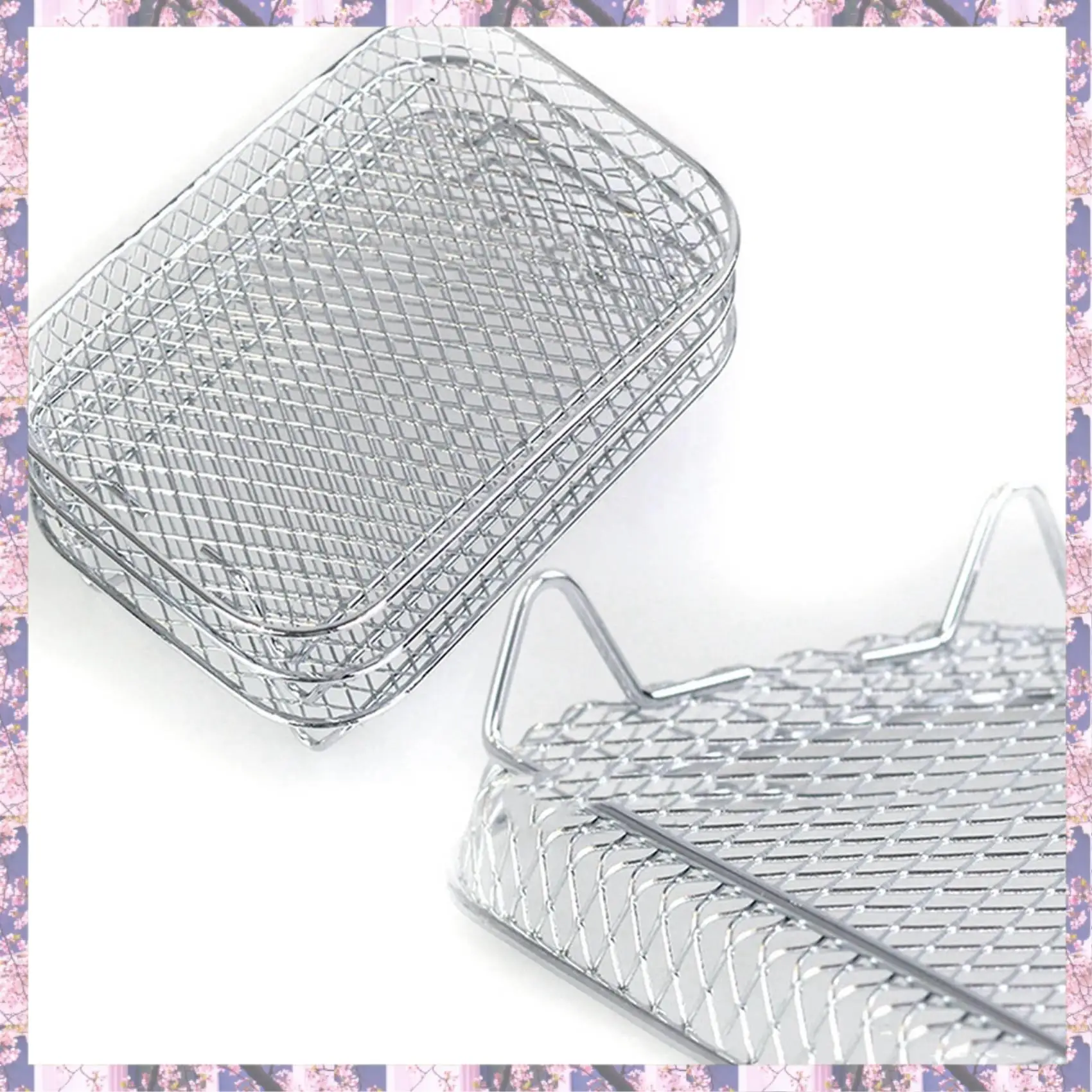 L73A 2025-2X Air Fryer Rack For Ninja Dual Air Fryer, 3-Layer Food Dehydrator Rack Toast Rack Grill Air Fryer Accessories