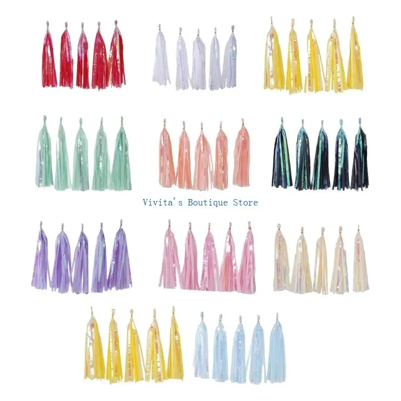 

15Pcs MultiColors DIY Paper Garland Streamers Celebration Party Crafts Decors M76D