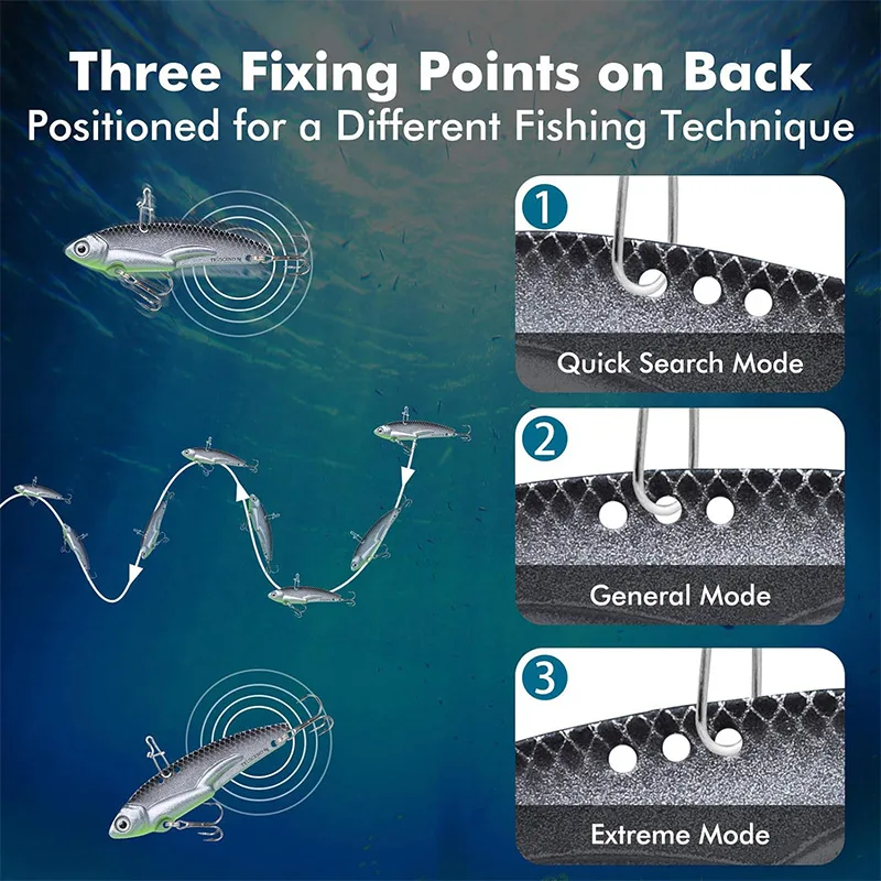5Pcs Metal Vib Fishing Lures 9g 12.5g 15g High quality Blade Lure Sinking Vibration Baits for Bass Pike Perch Fishing Tackle