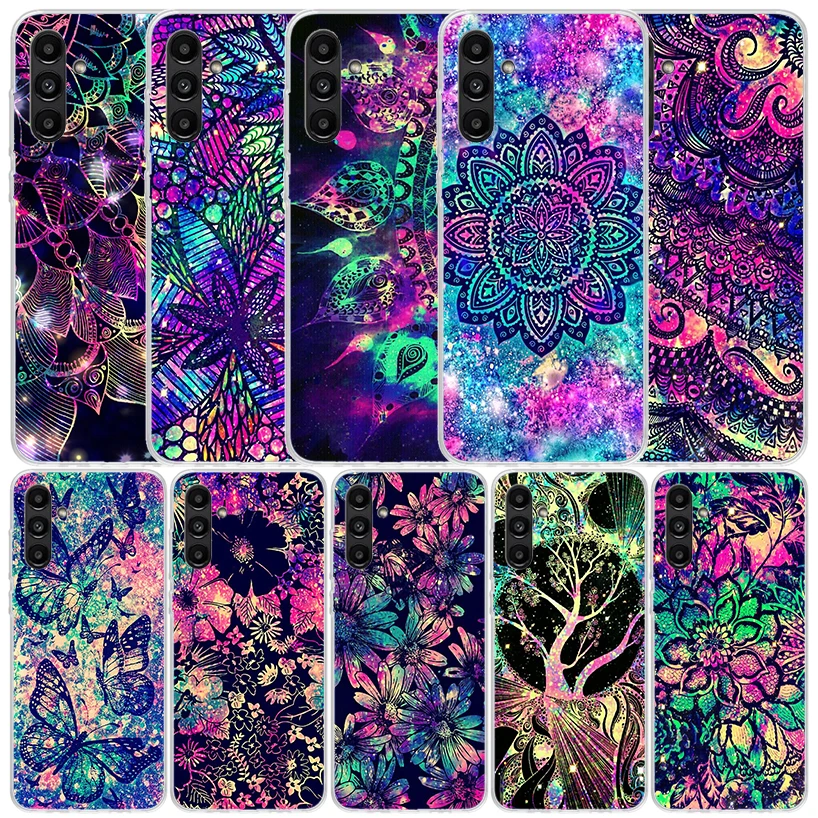Mandala Sunflower Mandala Phone Case For Samsung Galaxy A17 A37 A57 A16 A15 A14 A13 A56 A55 A54 A53 A36 A35 A34 A33 A26 A25 A24