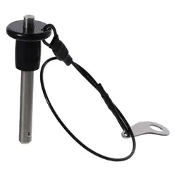 Ball Locking Pins, Stainless Steel Grip Push-Button Locking Quick Release Pin with 25cm Wire