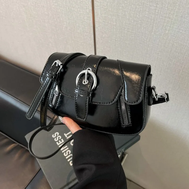 

Women's Leather Crossbody Pouch Designer Inspired Small Bag For Phone And Essentials Minimalist Lightweight