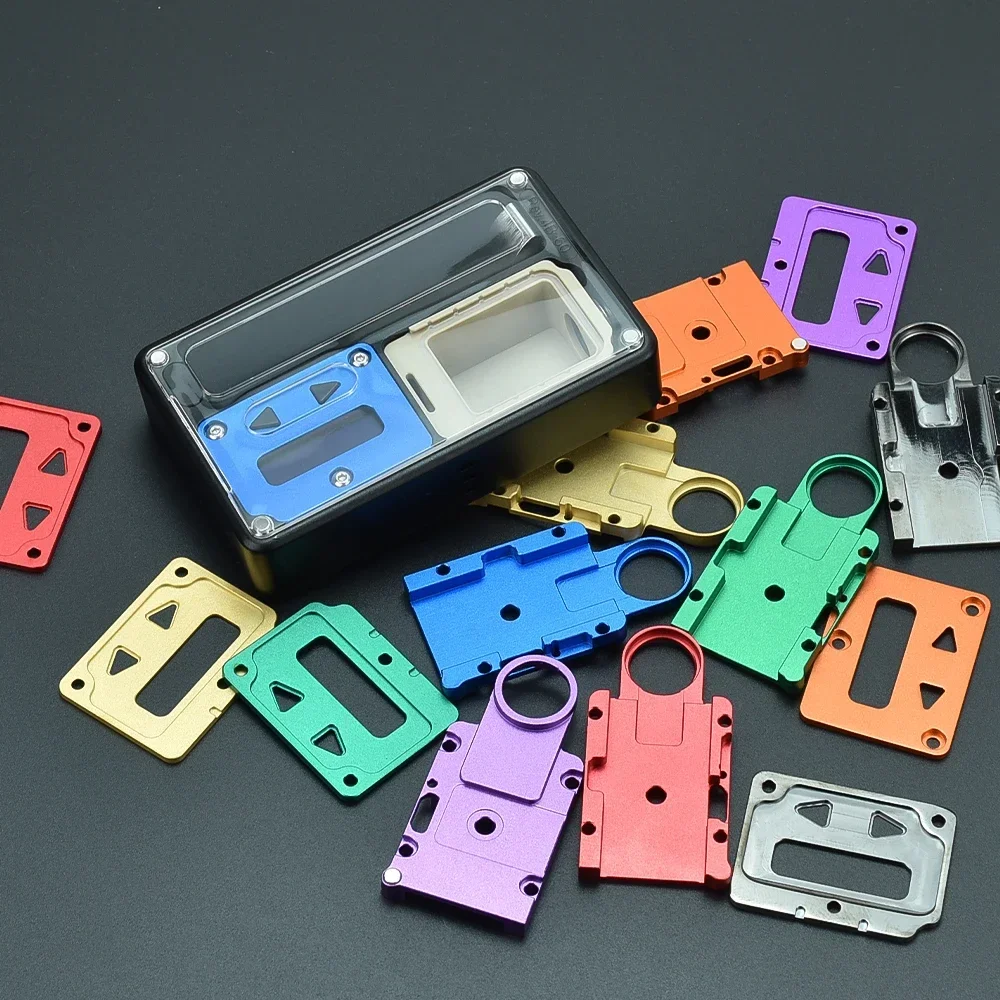 sxk BB 60W / 70W Box Mod Kit Screen Plate Button Plate Set Aluminum Alloy for SXK BB / Billet Vape Box Mod Kit