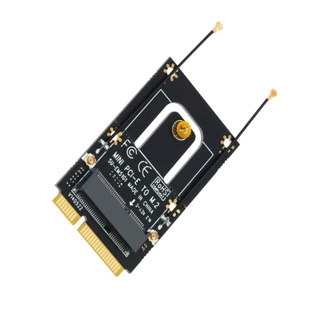 ABEP-M.2 NGFF To Mini PCI-E Adapter Converter Expansion Card M2 Key NGFF E Interface for M2 Wireless Bluetooth WiFi Module