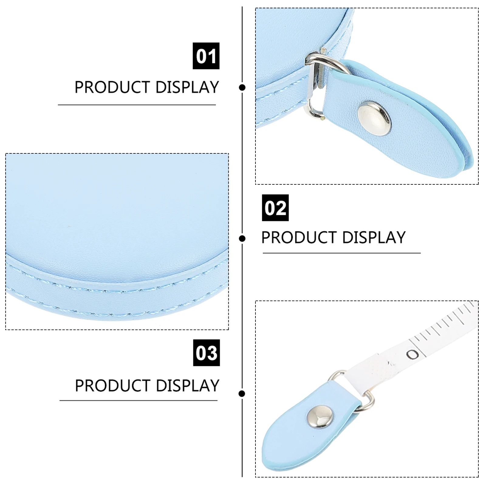 

1pc Measuring Tape Automatic Card Slot Body Measurement Small Portable Tape Measure Durable for Sewing Fitness