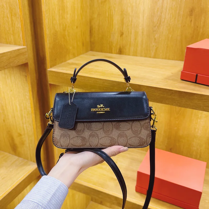 

2025 All-Match Luxury Underarm Bag - New Vintage Print Top Handle/Shoulder/Crossbody