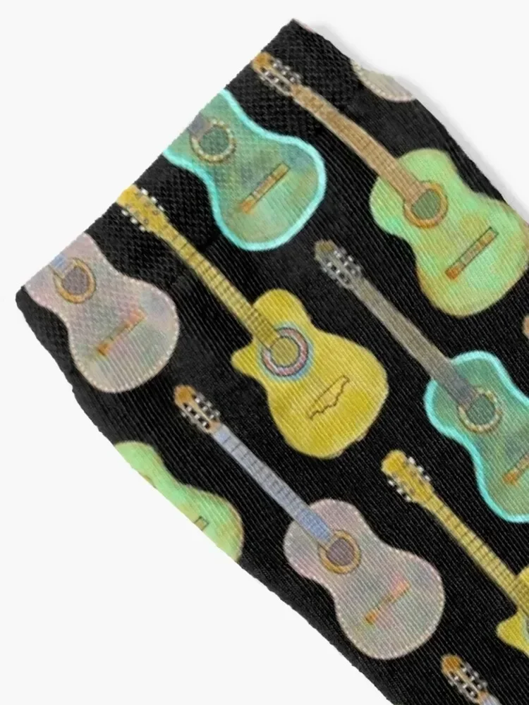 Guitar Painting Socks compression tennis Socks Female Men's