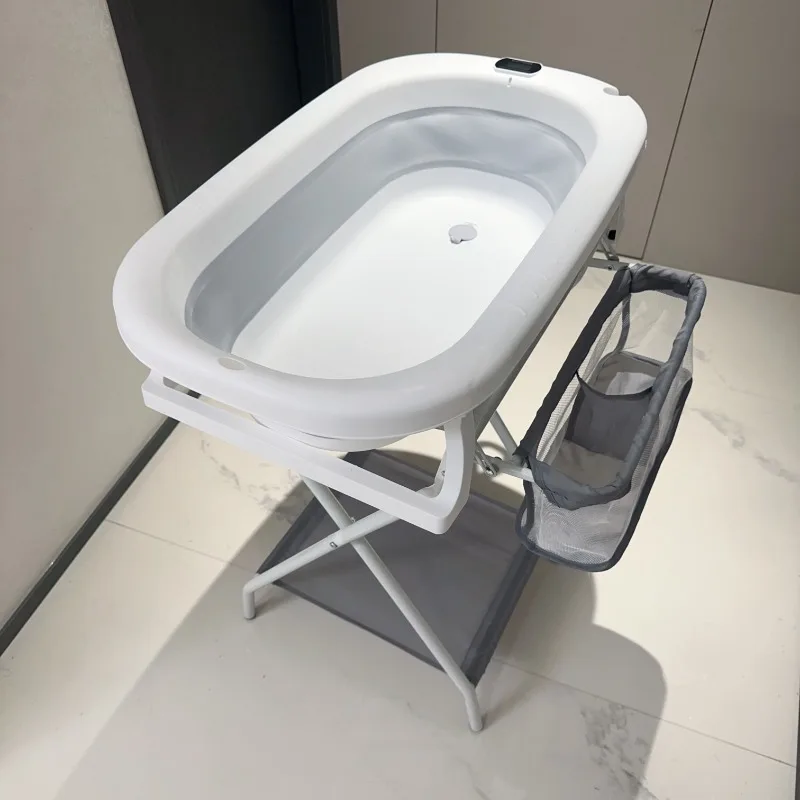 

2024 hot-selling manufacturer price custom bathtub with strong folding rack with legs portable foldable bathtub rack