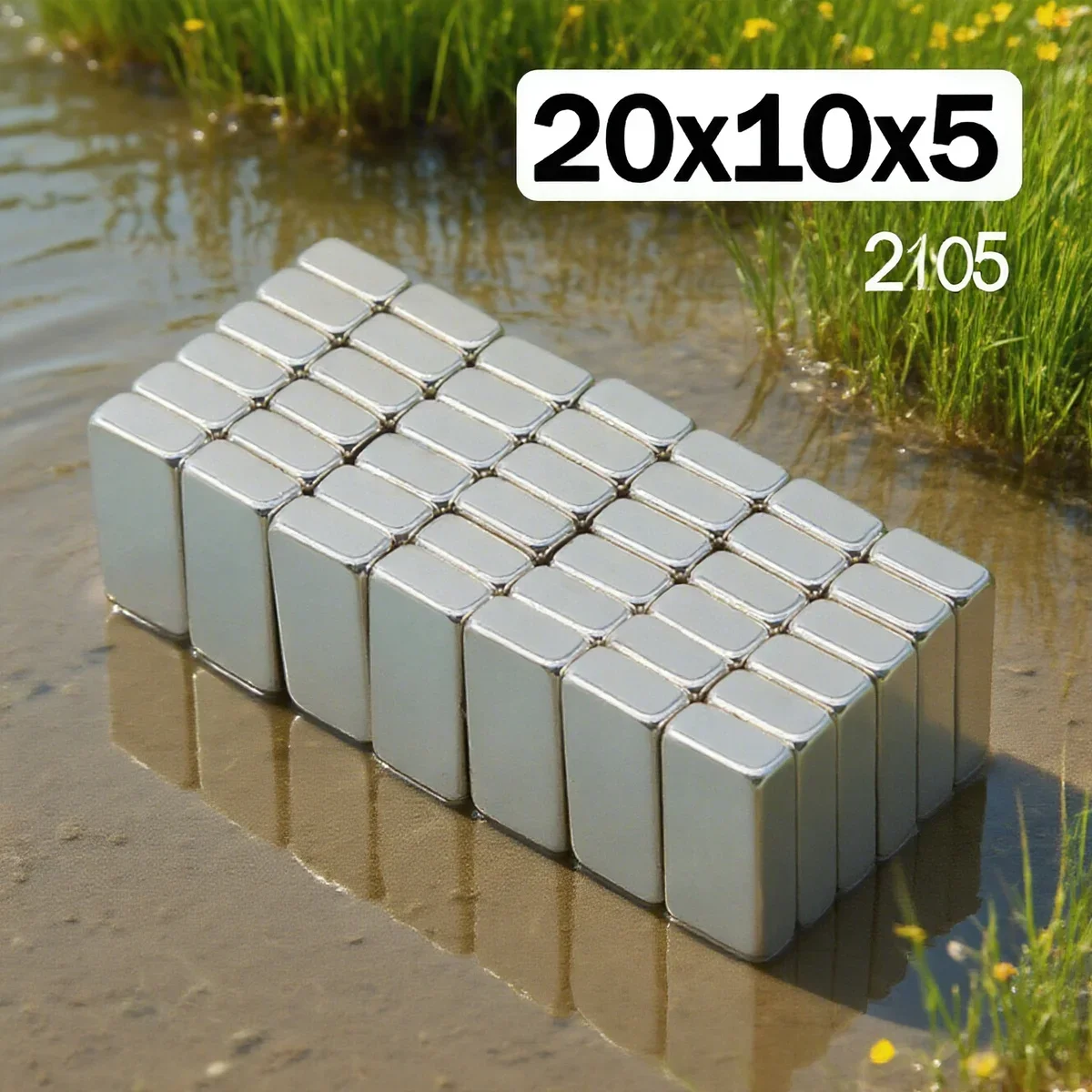 

20X10X5MM Powerful Neodymium Magnet Block Super Strong Magnets N35 NdfeB Permanent Magnetic imanes Refrigerator Magnet