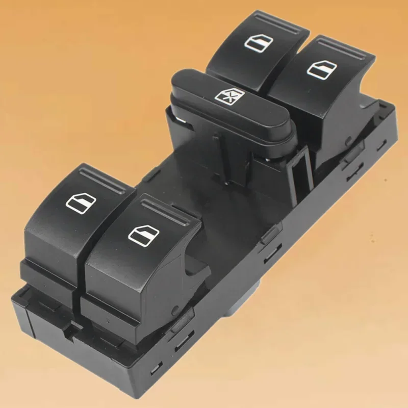 Interruptor de ventana eléctrico verde apto para Skoda Fabia 2 Octavia 1Z Roomster 2006 - 2015 1Z 0959858 B 1Z 0959858 5J 0959855