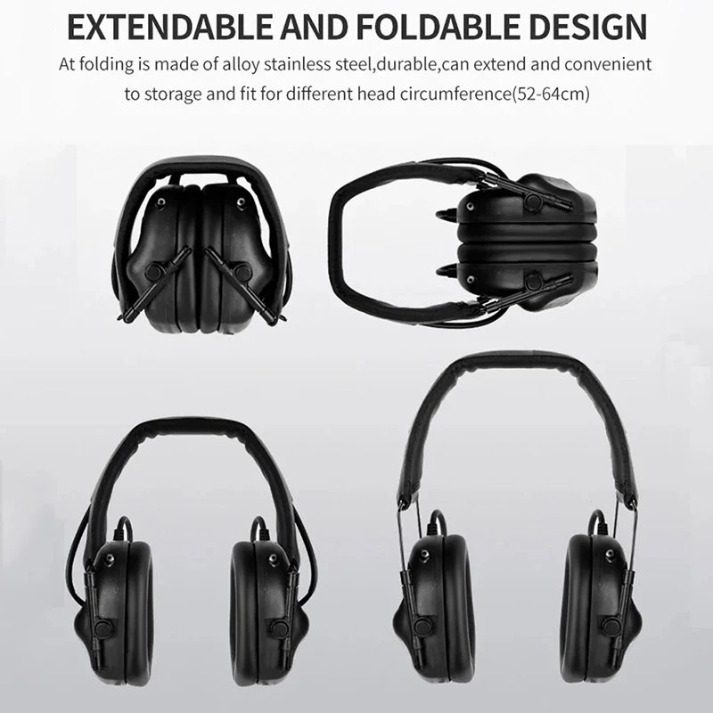 Imagem -05 - Ipsc Noise Canceling Tactical Headconjunto Cabeça Vestindo para Paintball Militar Airsoft Tiro Redução Auscultadores 5ª Geração