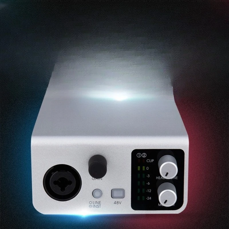 

External professional sound card, network Karaoke recording