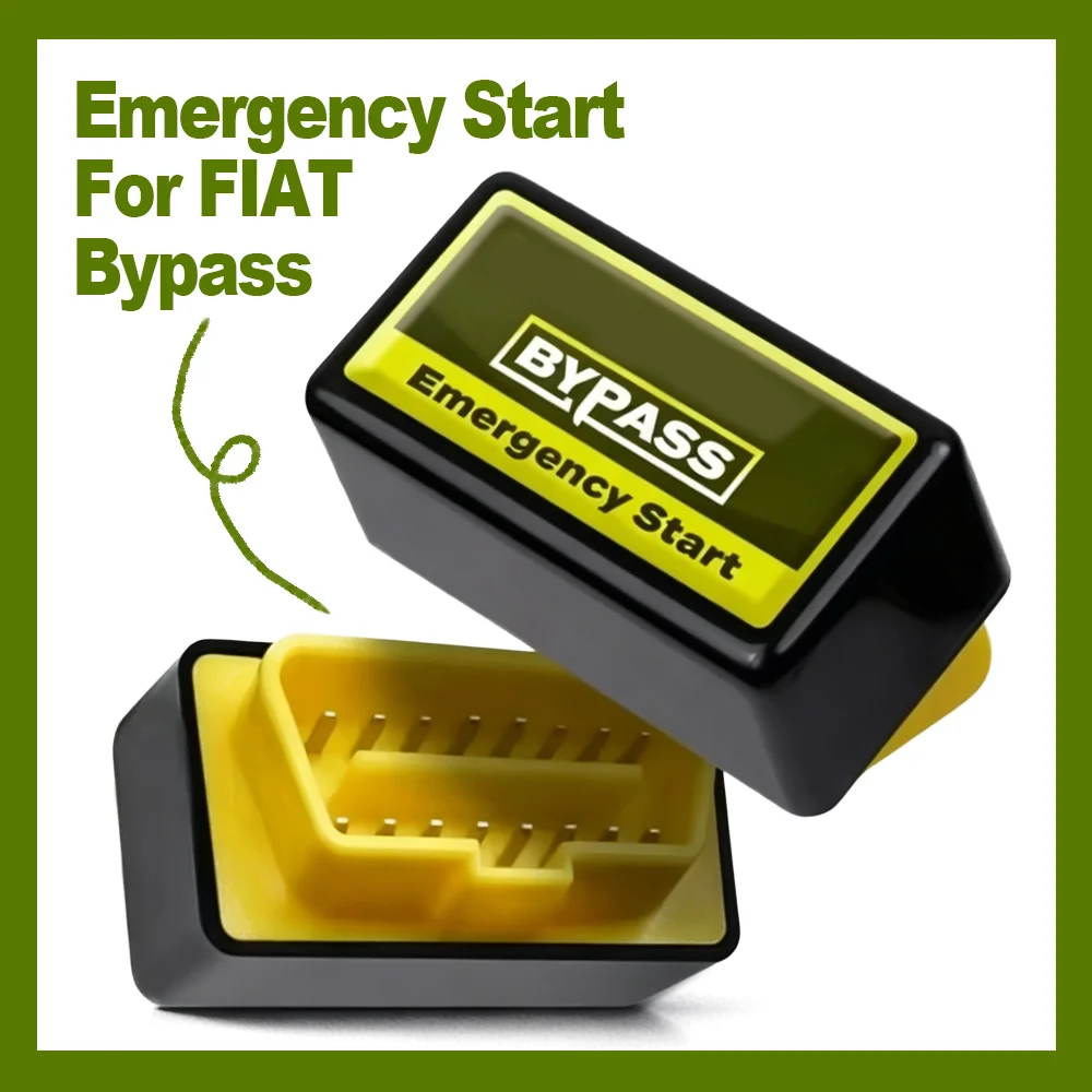 For Fiat Bypass OBD2 Emergency Start Device for FIAT Car Diagnostic Tools Intelligent Ecognition ECU Device Plug and Start OBDII