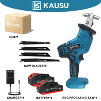 3000RPM Cordless Reciprocating Saw Adjustable Speed Electric Saw 65MM Wood Metal PVC Pipe Cutting Tool For Makita 18V Battery