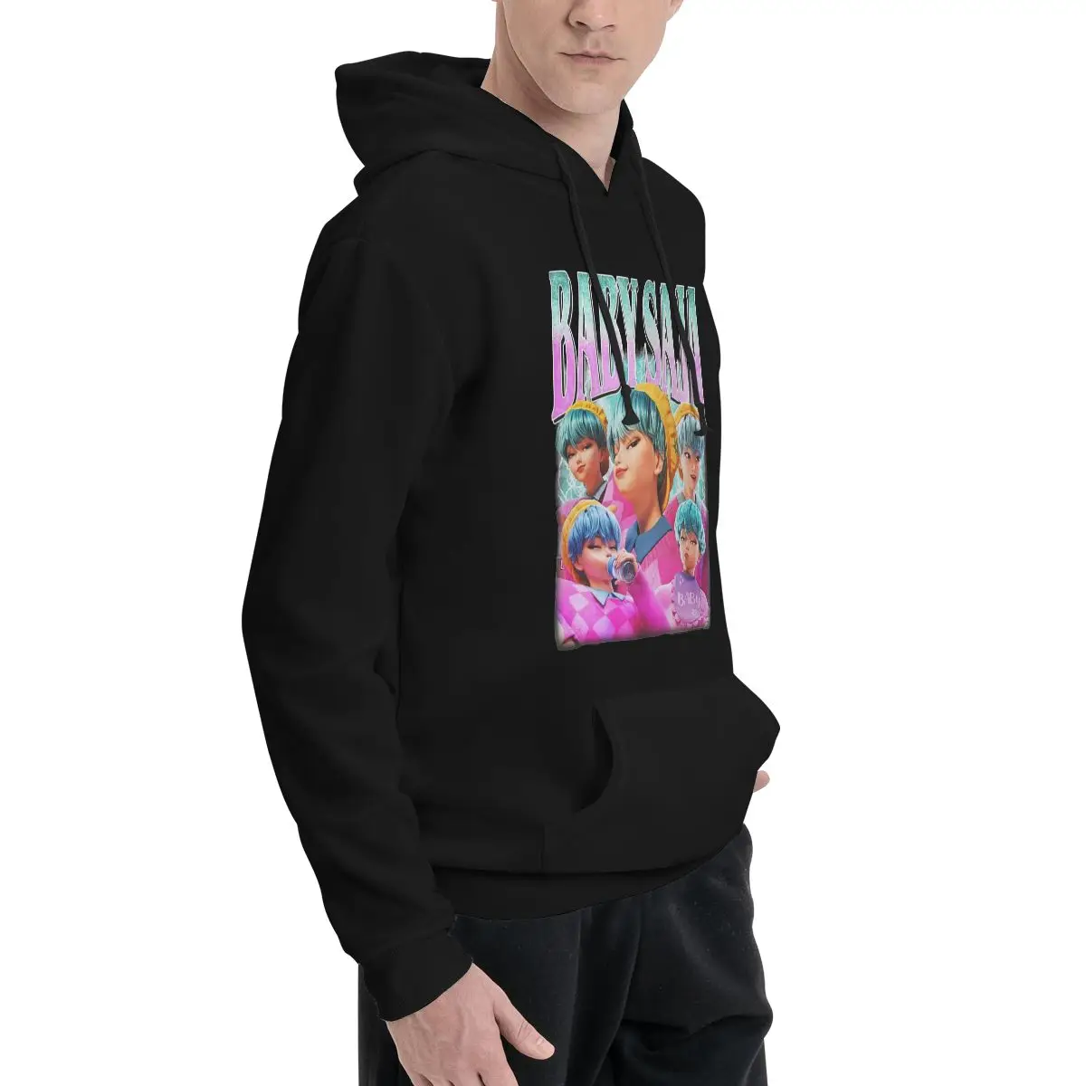 เสื้อฮู้ด KPop Demon Hunters Baby Saja รุ่น Warm สำหรับผู้ชายและผู้หญิง เสื้อฮู้ดแขนยาวสำหรับเด็กผู้ชาย ลาย Saja เสื้อกันหนาวสำหรับฤดูใบไม้ร่วง