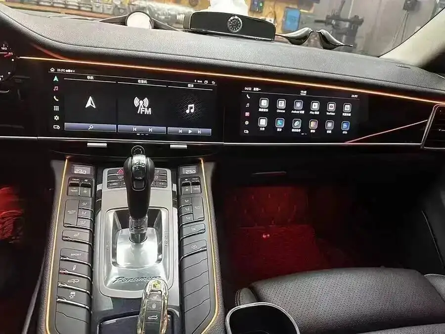 Dual-Screen CarPlay für Porsche Panamera 2010-2017 Intelligentes Navigationssystem GPS Aufgerüstetes Interaktives System – Detail 13