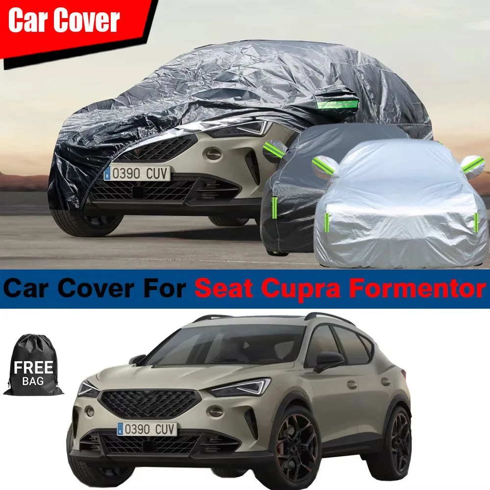 Anti UV Windproof Full Car Cover Sun Rain Snow Dust Resistant Waterproof Auto Cover For Seat Cupra Formentor 2020-2025