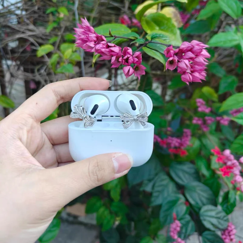 

Earphone Clasp for Airpods Custom Alloy Butterfly Bluetooth Earphone Clip Fashion Headphones Jewelry for Airpods Pro Accessories