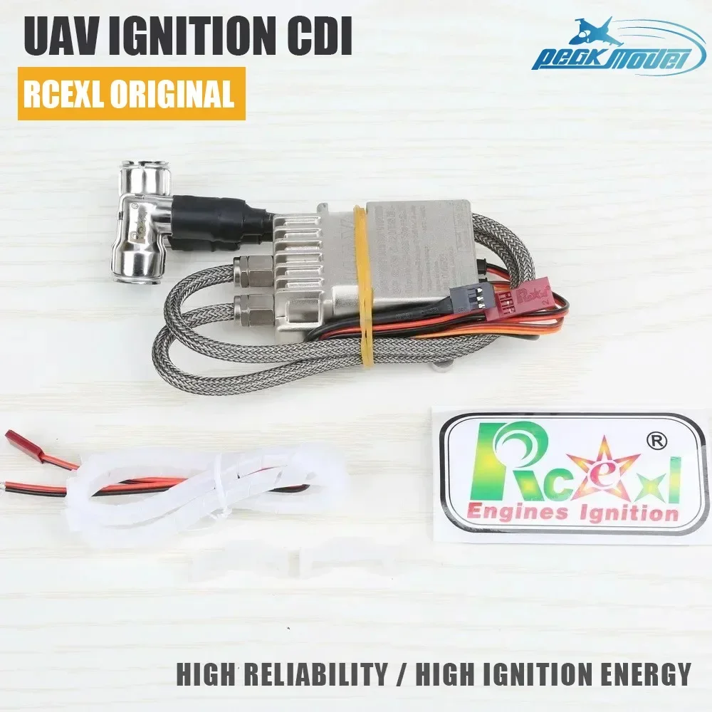Rcexl UAV Ignition CDI for ME8 CM6 BPMR6F BMR6A Spark Plug Gas Petrol Engine Compatible with RC Airplane