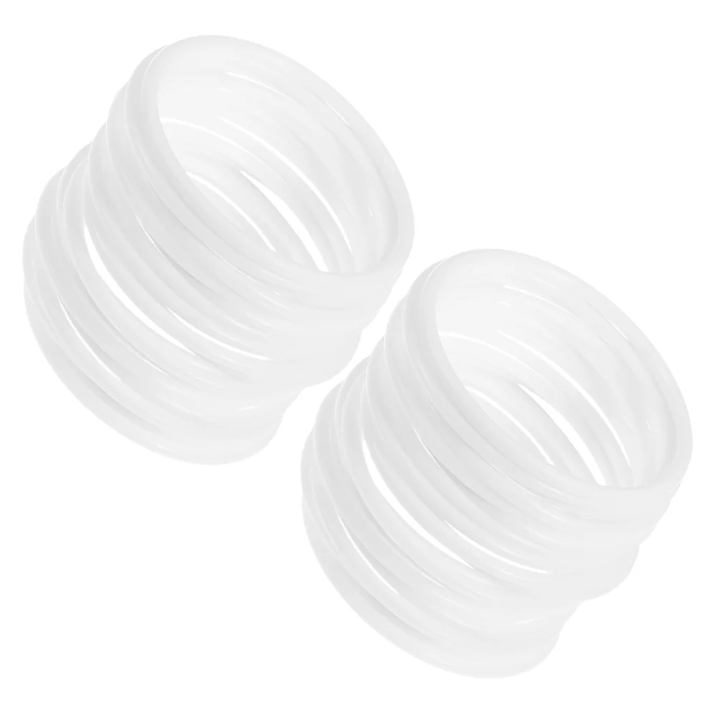 30 Pcs Dream Catcher Accessories Floral Hoop Plastic Rings for Circle Embroidery Macrame Wreath