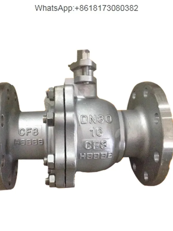 

Q41F-16P/C stainless steel heavy-duty cast steel flange ball valve DN25 32 40 50 65 80 100 pneumatic