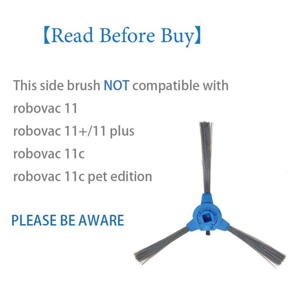 Reemplazo de Cepillo Lateral caliente para Eufy RoboVac 11S 15T 30 30C 15C 12 25C 35C accesorios de piezas de Robot aspirador