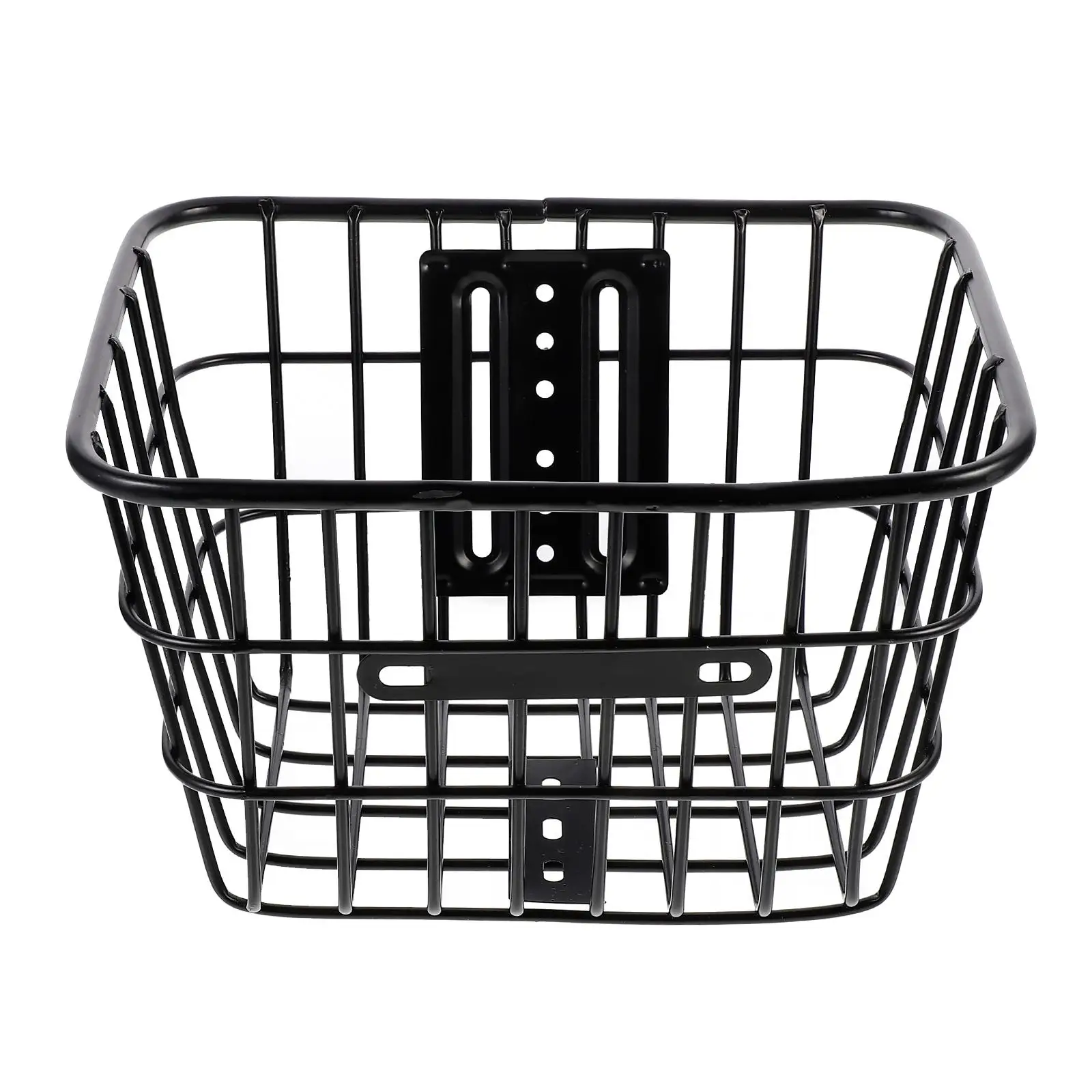 

Bike Basket Durable Smooth Foldable Large Capacity Storage Handlebar Metal Frame Bicycle Accessories Bike Container