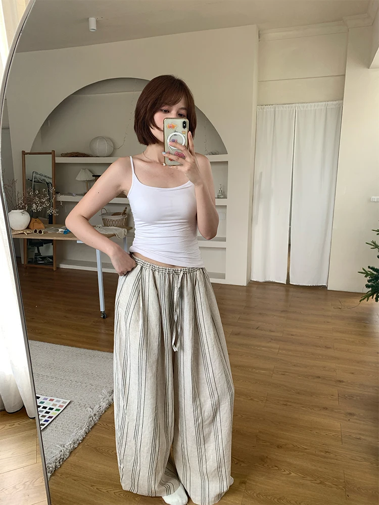 

Slim Fit Csole Tank Top Women's Inner Wear Outer Wear Base irt Slimming Versatile Top BreezeMood oulder Strap Vest