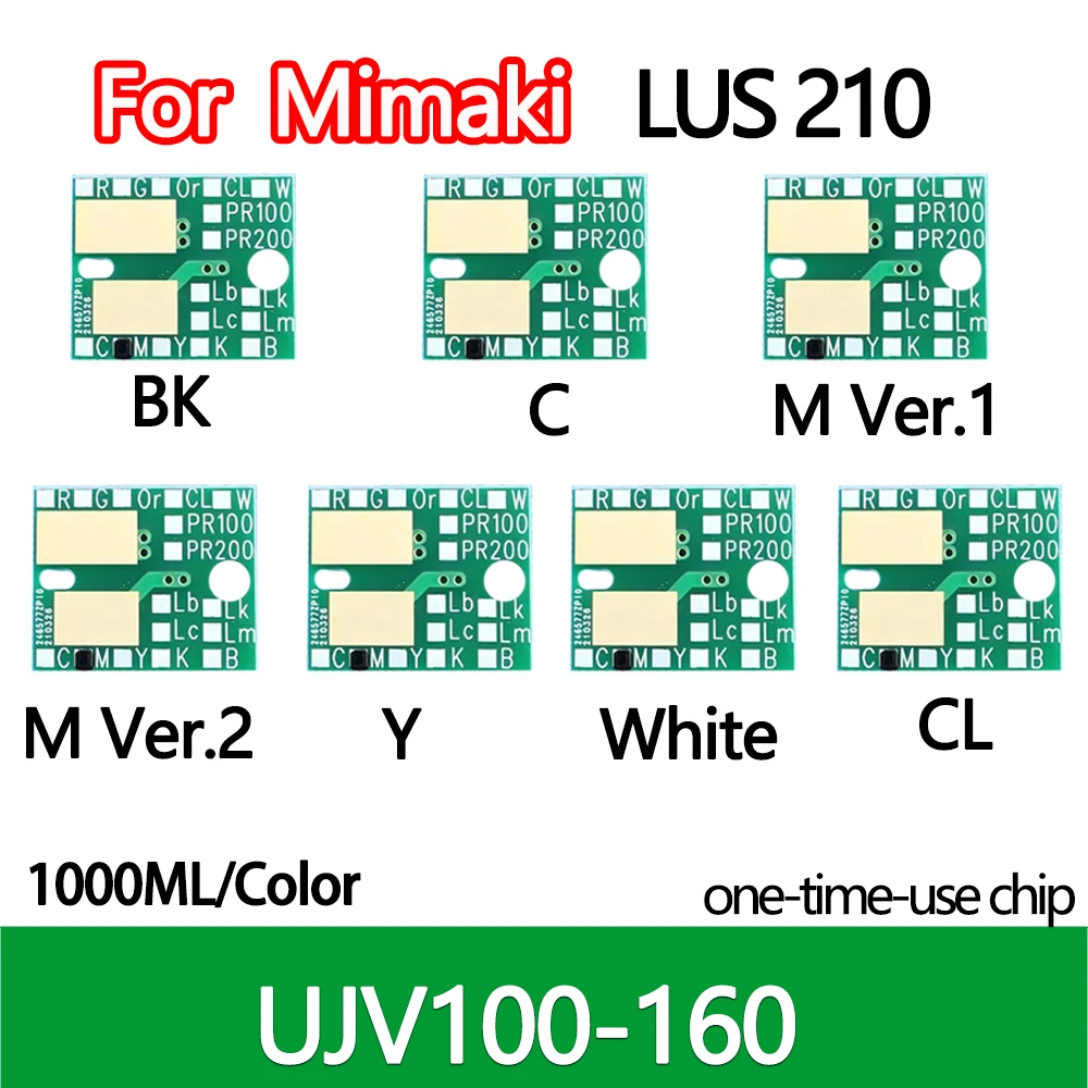 

1000ML Disposable Chip LUS210 LUS 210 Ink Bottle Chip For Mimaki UJV100-160 Ink Chip