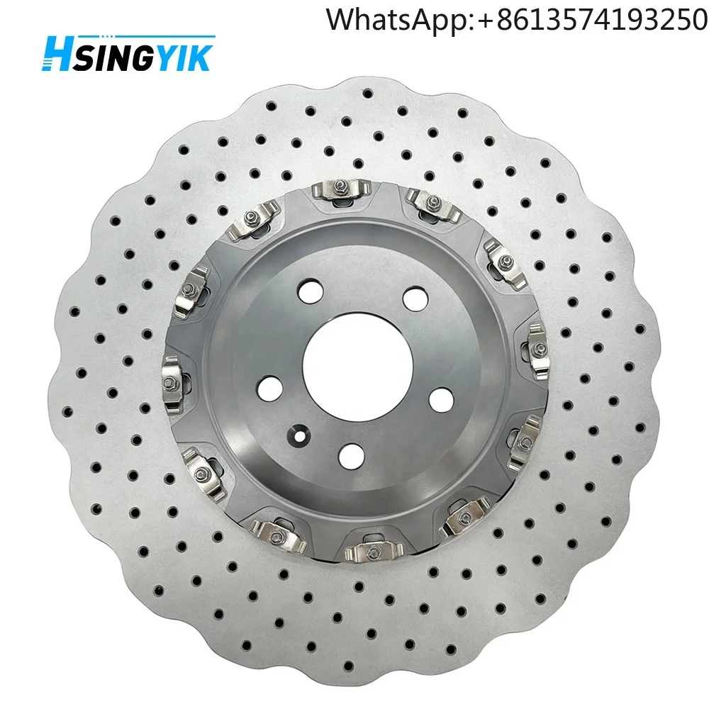 

For Hsingyik Front Floating Break Disk Rotor for Audi A6 C7 A7 Avant Sportback RS6 RS7 Performance Quattro