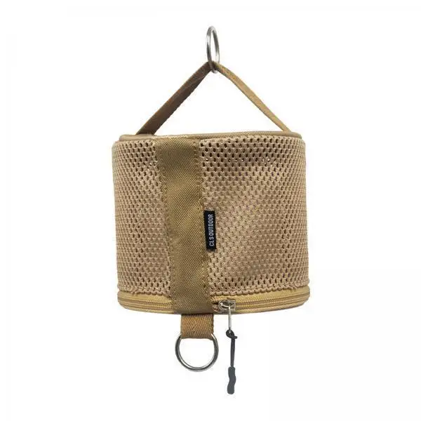 Outdoor Tissue Roll Holder Mesh Fabric Storage Dispenser for Tent Accessory Camping Hiking Kitchen Travel
