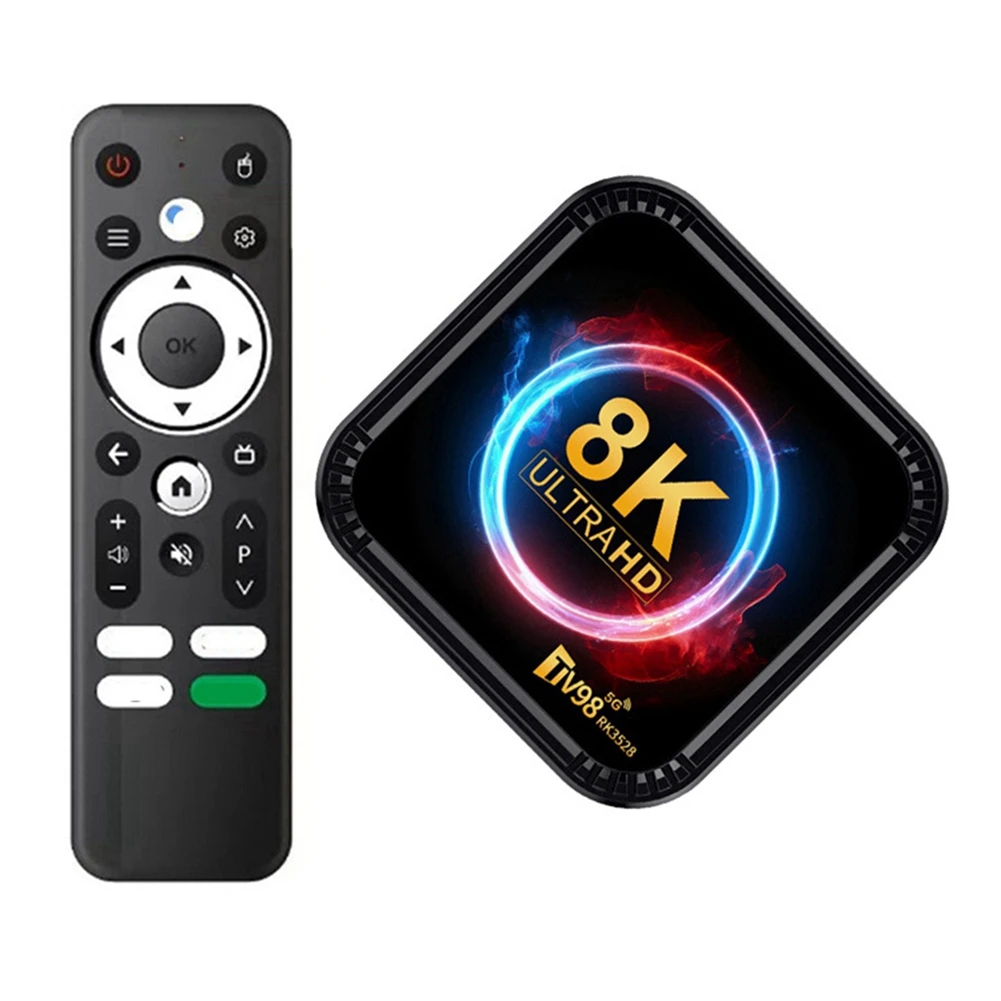 TV98 RK3528 Smart TV Box Android 13 8K HD 4G y 32G Enchufe UE