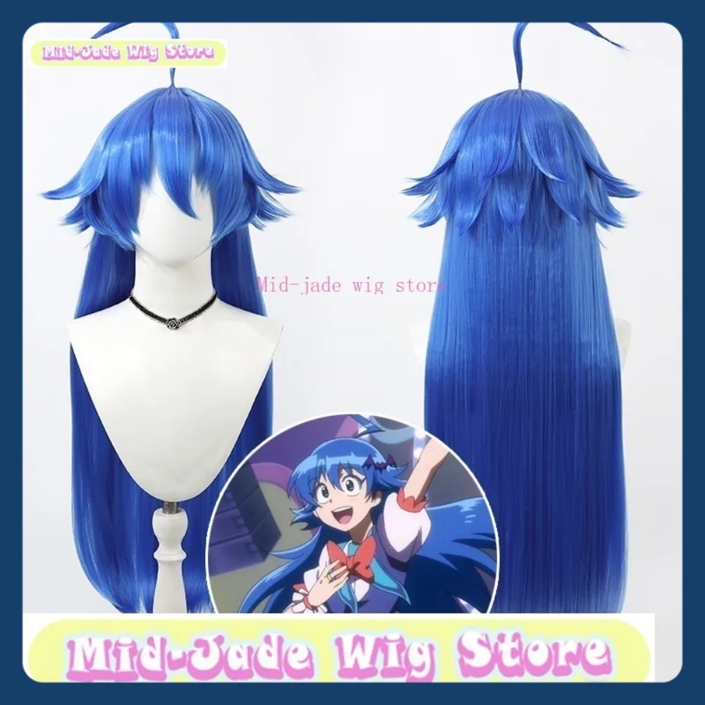 

Магазин париков среднего нефрита Mairimashita Suzuki Iruma, парик для косплея, аниме, игра, ролевая игра, вечеринка на Хэллоуин, синтетические волосы