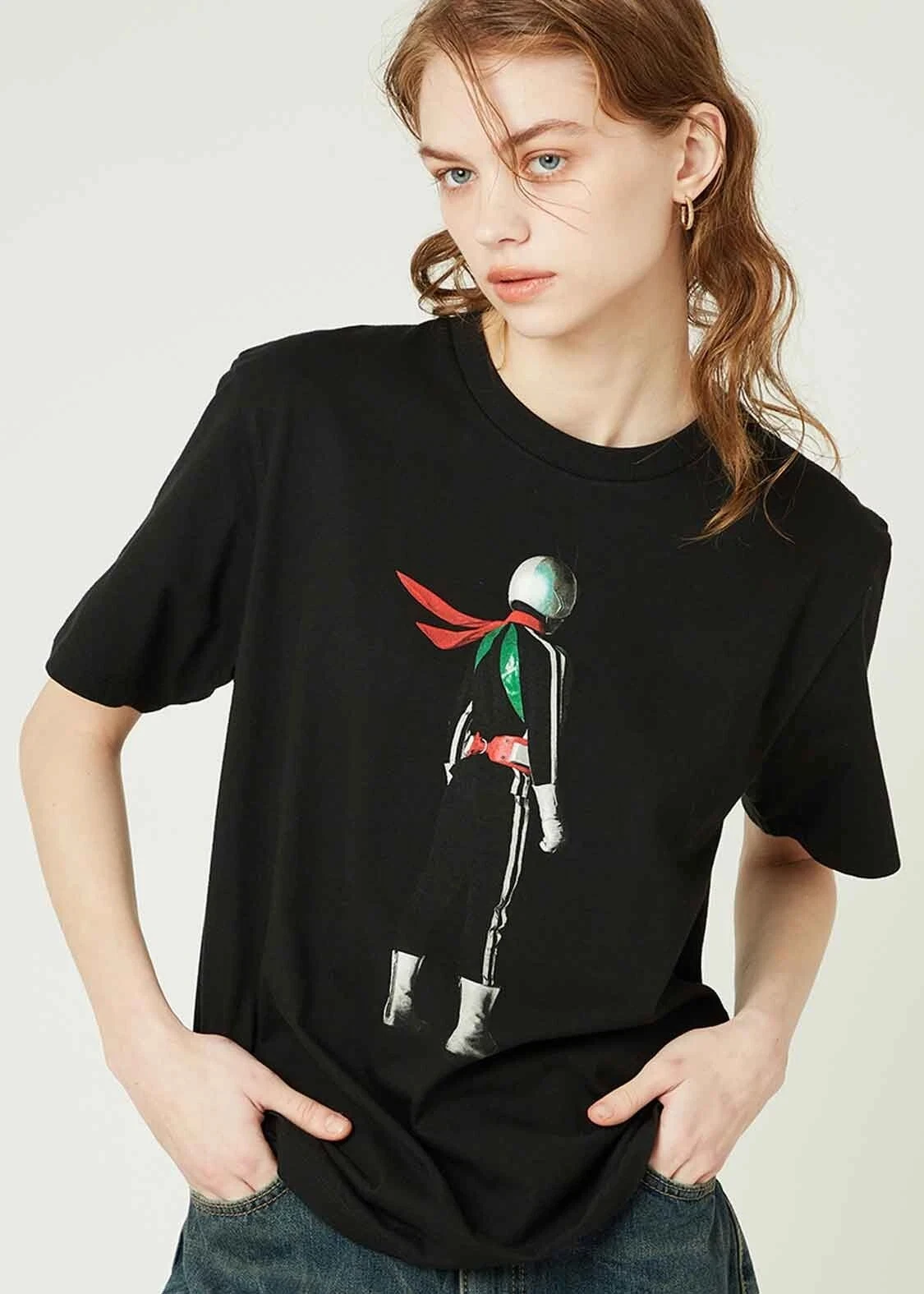 

Summer UNISEX Buckshot｜T-shirt black Size From JP NEW S~4XL Personalized Loose Cotton Short-sleeved