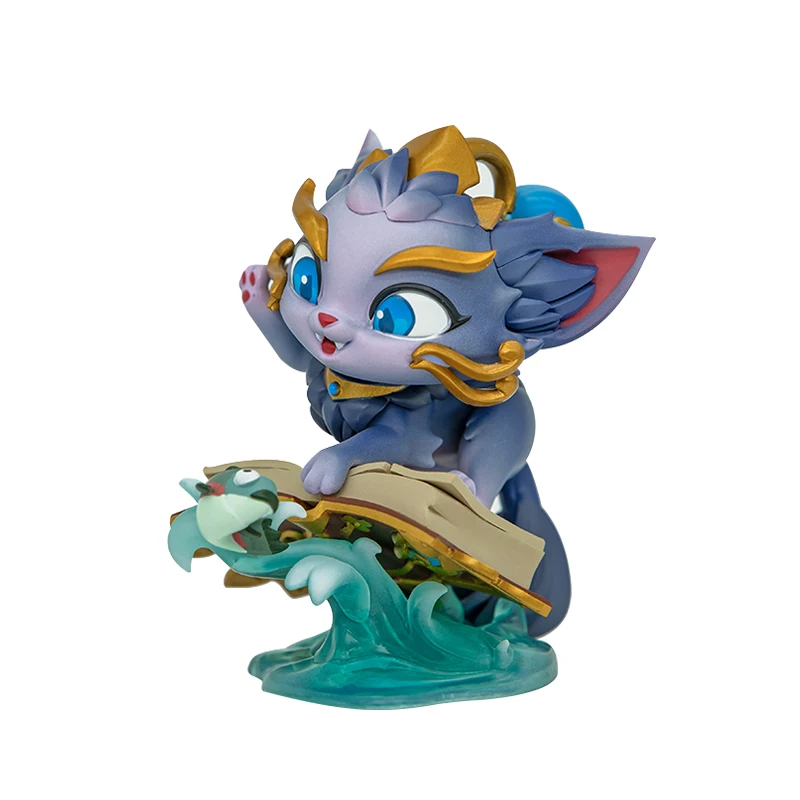 Genuine  Magical Cat Yuumi Cartoon Game Garage Kit Movable Doll Animation Ornament Model Birthday Gift For Kids