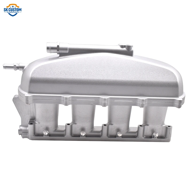 Collettore di aspirazione CNC in alluminio billet personalizzato per motore VW Audi EA113 1.8T 2.0T