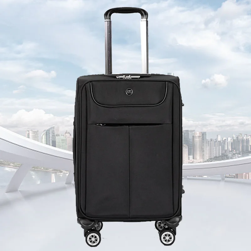 16 "18" 20 pollici tela da viaggio morbida valigia piccola di lusso su ruote Trolley Rolling Laptop bagaglio borsa imbarco Valise