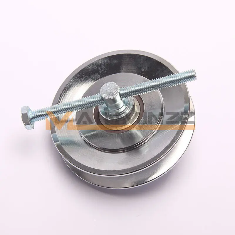 Air Conditioner Tensioner B-slot Pulley Fit For SANY HITACHI KOBELCO SUMITOMO