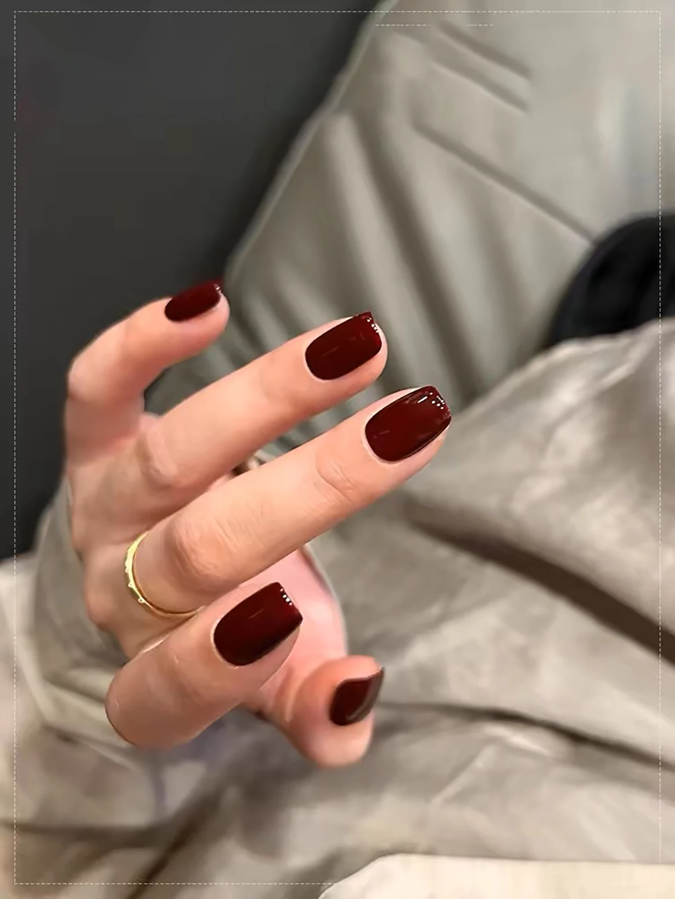 طلاء أظافر جل أحمر نبيذي وزعرور 10 مل، طلاء أظافر بالأشعة فوق البنفسجية/LED نقع الفورمالديهايد - مجاني لصالونات التجميل المنزلية للعام الجديد